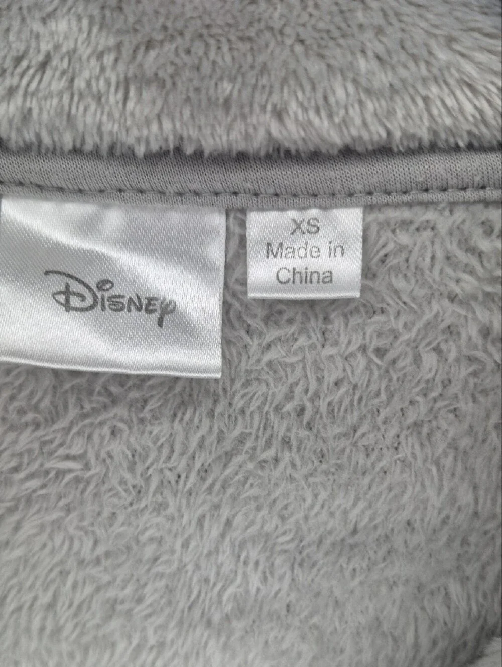 Disney Grey Plush Pooh Jogger Set with Green Embroidery